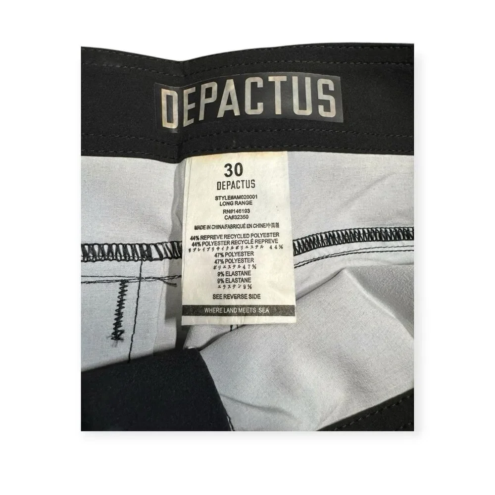 Depactus Long Range Board Shorts Navy Surf Stretch Beach *Choose your Size* BNWT